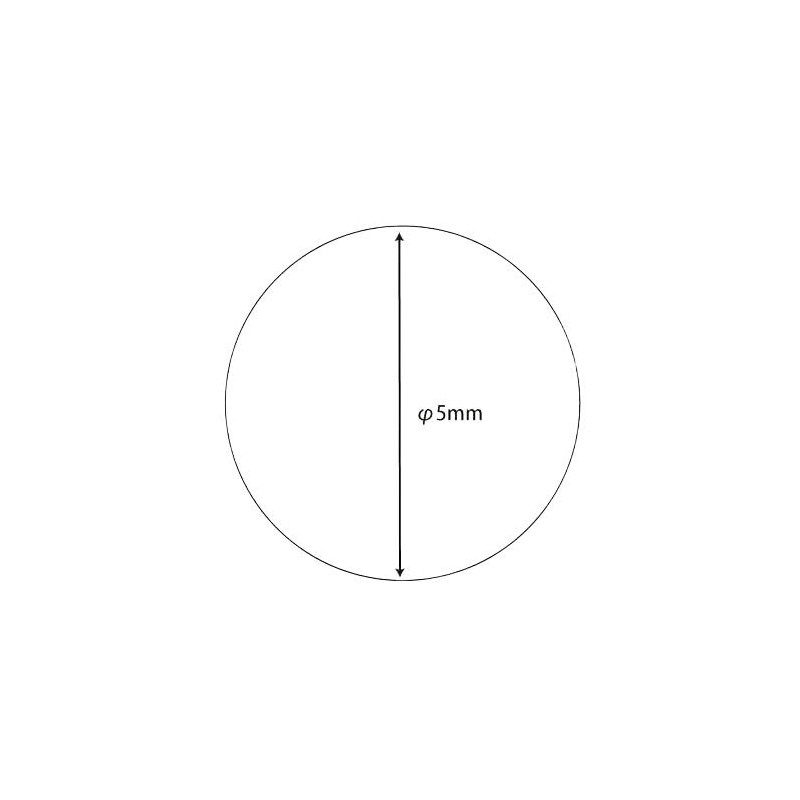 HEIKO Tack Label Round φ5 Black, Black