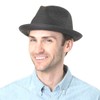 Stetson Dawson Black Player Hat Straw Sun Beach (XXL (62-63