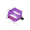 YARNOW 1 Pair Purple Bike Pedals Lightweight Nonskid Boys and