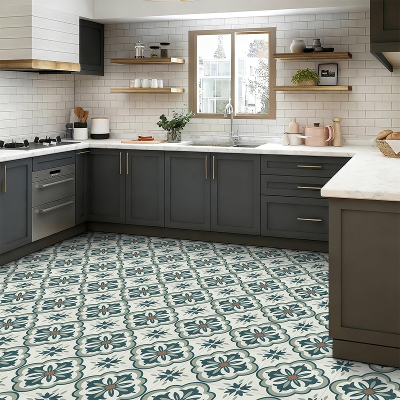 Alow 20PCS Peel and Stick Floor Tile, Peel and Stick