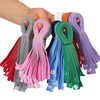 YQQKIRA520 100-Pack Storage Elastic Bands with Buckle: Clothing Storage Solution