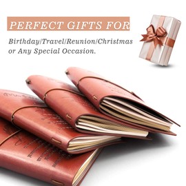 PRSTENLY Gifts for Son Leather Journal, to My Son Gifts 140 Page Refillable Journal Notebook, Birthday Christmas Gifts for Son from Mom Dad