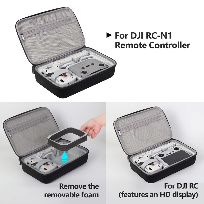 JSVER Case for DJI Mini 3 Pro/Mini 3, Carry Case