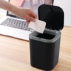 Julyeen Mini cubeta de basura de 0.5 galones con tapa,