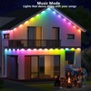 Permanent Outdoor Lights,100ft RGB + IC Smart LED Eaves Lights
