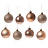 Christmas Tree Decoration 24 Pack 60mm Shatterproof Baubles - Rose