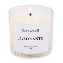 Urban Concepts by DECOCANDLES - Palo Santo - Highly Scented Soy Candle - Long Lasting - Hand Poured in USA (6 Oz.)