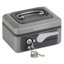 Arregui Pop-Up Box with Opening Button (Steel) Graphite, Grey, C9716