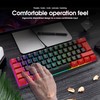 Snpurdiri 60% Wired Gaming Keyboard, Ultra-Compact RGB Backlit Small Gaming