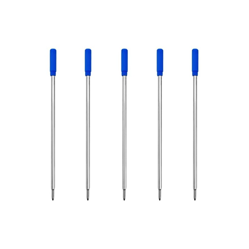 4.5 Inch Pen Blue Ink Refill, Medium 1.0mm Point, Replaceable