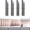 Eyebrow Pencil with 4 Fork Tips, Waterproof, Long-Lasting Eyebrow Pencil,