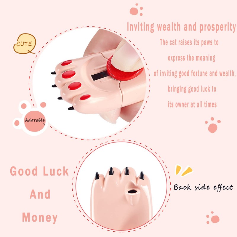 MYCHUS Windproof Lighter, Cool, Cute Cat Paw Design, Fillable, Adjustable,