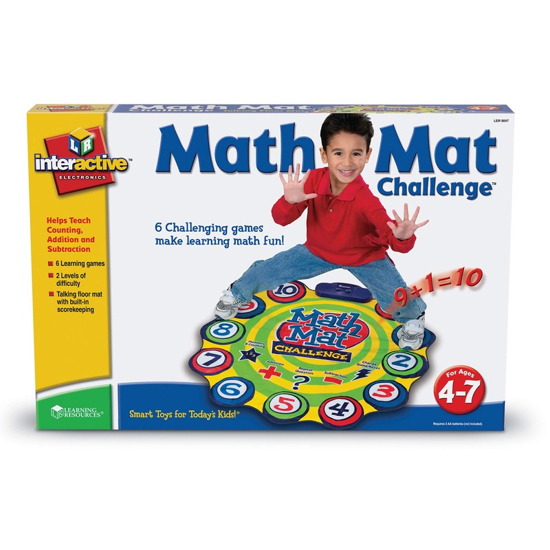 Learning Resources Math Mat Challenge Game,Multi-color,32 Dia in