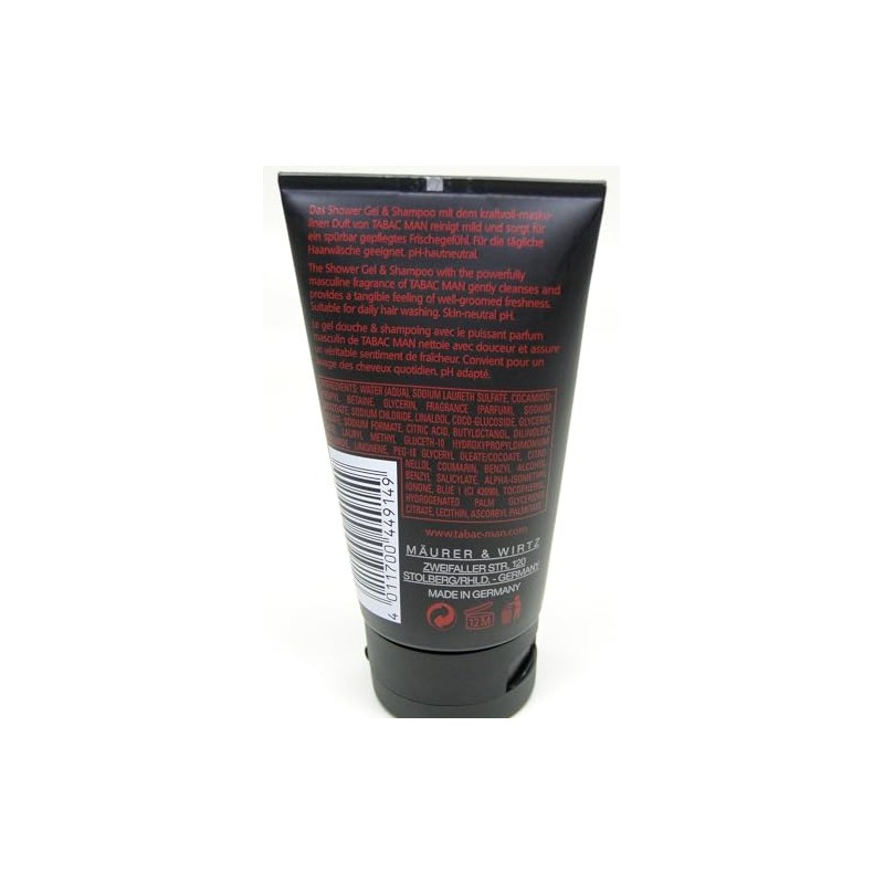 Tabac Man 5x Shower Gel & Shampoo 75 ml (Total