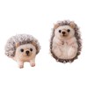 Hamanaka H441-549 Wool Felt Kit, Needle-Felt Animals, Hedgehog