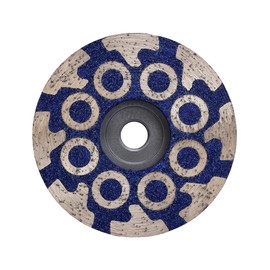 Casaverde Tools 4" Flat Resin Diamond Cup Wheels，Diamond Grinding Wheels with 5/8“-11 Thread for Granite，Marble and Engineered Stone