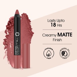 Colors Queen Color It All Lip Crayon Lipstick | Long Lasting Lip Crayon Matte Lipstick Waterproof | Highly Pigmented Non Transfer Lip Crayon for Women (Nudit & Rouge, 2)
