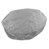 Outdoor Furniture Dust Covers Round Bathtub Cover 190 Silver Polyester