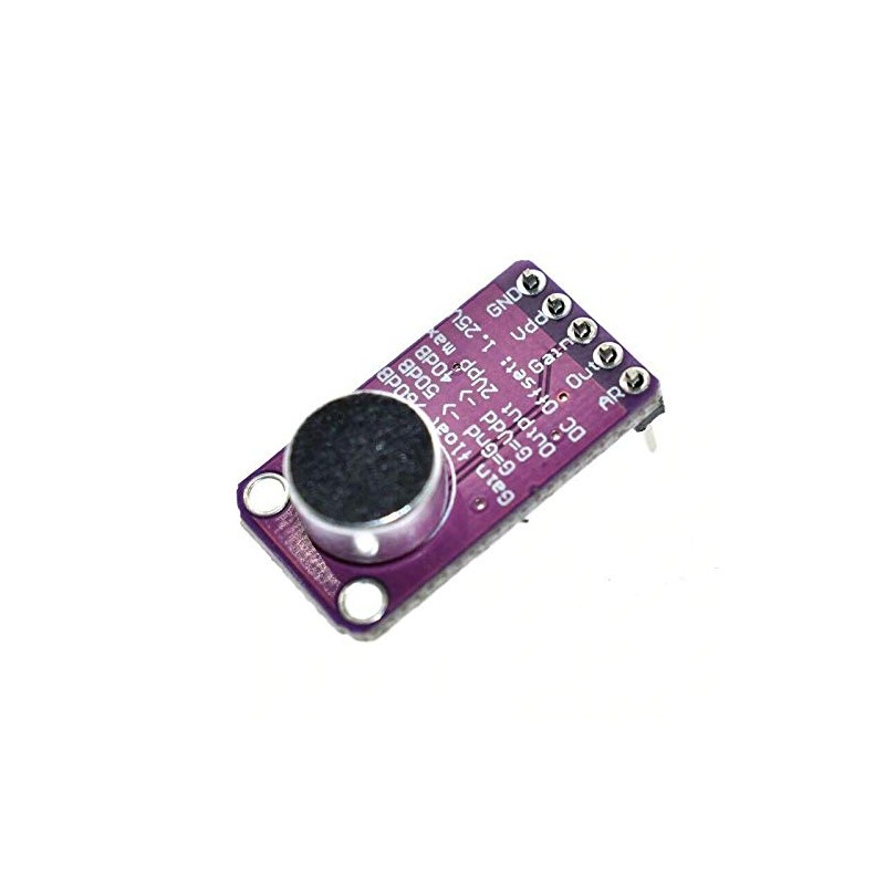 TECNOIOT MAX9814 Microphone Amplifier Board Module Car Gain Control AGC
