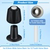 Metal Matte Black Shower Knob 2 Piece Replacement, Compatible with