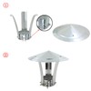 Wood Stove Pipe rain caps for Single Wall Pipe Pellet