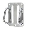 Tsuchiyu Industry Plated W Carabiner Hook F-66 (SxS)