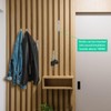 JINTANG 6 Set Coat Hooks wall Mounted,Black Coat Hooks for
