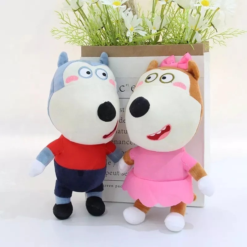 Microplush Peluches De Wolfoo Y Lucy Historias Divertidas Niños 30cm