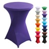Highdi Stretch Bar Table Covers, Spandex Elastic Cocktail Tablecloths for