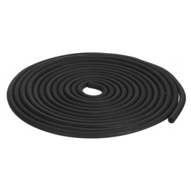 sourcing map Foam Rubber Weather Seal Strip, 6mm(15/64") Diameter 10 Meters (32.81Ft) Long Round EPDM Rubber for DIY Gasket, Warehouse, Pads, Foam Tubing, Crafts