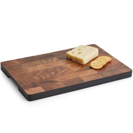 Woodard & Charles 15 3/4" x 9 3/4" x 1" Aacacia Wood Serving Tray Perfect for Serving Cheese, Charcuterie, Appetizers, Crudités, Tapas and More