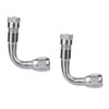 YFFSFDC 90° Extension L Type Air Valve for Motorized Bikes,