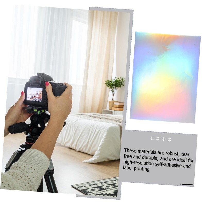 Operitacx 20pcs Printing Stickers Portable Printer Mini Printer Tape Small