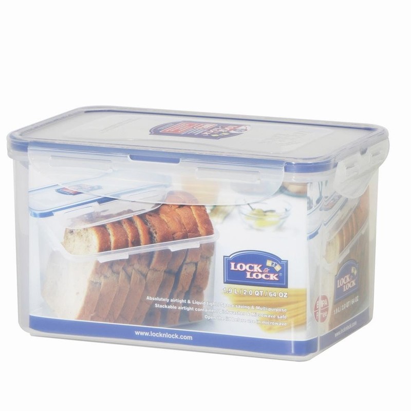 Lock & Lock 1.9 Litre Rectangular High Quality Food Storage