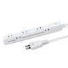 STYLED Rotating Magnetic Power Strip AC Outlet, 6 Outlets, 6.6