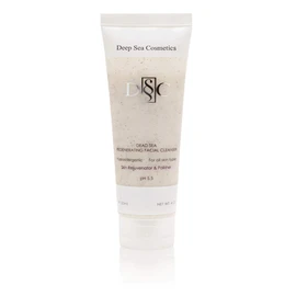 Deep Sea Cosmetics | Dead Sea Regenerating Facial Cleanser | With Dead Sea Water, Minerals and Apricot Peeling Particles | pH 5.5 Balanced, Hypoallergenic - 4.0 Ounces