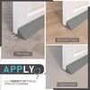 SYIPO Triangle Door Draft Stopper，35.4" New Weighted Under Door Draft