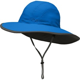 Outdoor Research Kids' Rambler Sun Sombrero, Glacier/Dark Grey, Small