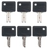 GAOHOU Pack of 6 Forklift Ignition Keys Crown Ignition Key
