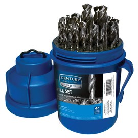 Century Drill & Tool 22529 Brite HSS Drill Bit Set, 29 Piece