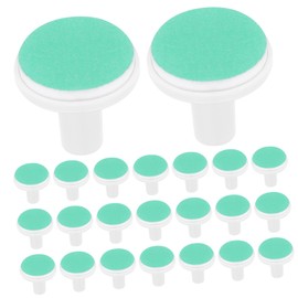 Garneck 24 Pcs Electric Nail File Replacement Pads for Safe Electric Nail Trimmer Pads Compatible with Nail Grooming Kits Nail Grinding Heads for 12 Months and Up