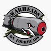 Warheads On Foreheads Window Bumper Sticker Decal 5"