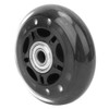 Luggage Wheels Replacement 3 Inch Swivel Wheels Black Transparent Silent