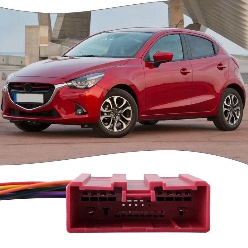 OTOTEC Radio-Kabelbaum-Stecker 14 Drähte Ersatzteil 70-7903 Kompatibel mit Mazda 2001-2017