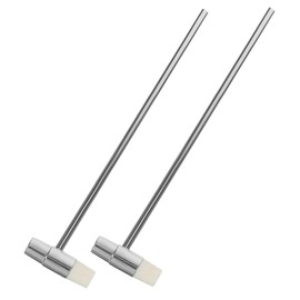 Angoily Martillo Multifuncional Portátil De Metal Para Juez y Reparación De Relojes 170 Mm Electropulido 2 Piezas Uso Profesional y Compacto          