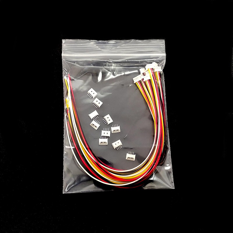 ZSDZFYLLK 10 Sets Mini Micro JST 1.25 mm 4-Pin Connector