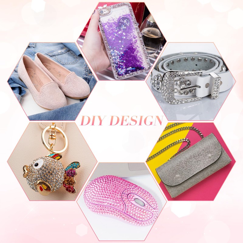 42000Pcs 42 Colors Jelly Rhinestone Bedazzling Kit