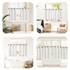 TOPICK Net Curtains Kitchen Set of 2 60 H x