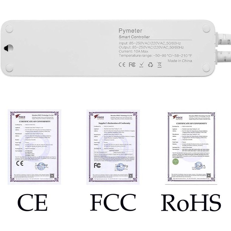 Pymeter Humidity and Temperature Controller Humidistat for Mushroom Greenhouse Humidifier