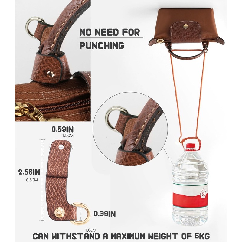 DAFROH Genuine Leather Shoulder Strap Hand Bag Strap Replacement Compatibility